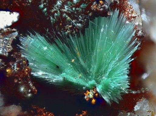 Malachit xx Grube Clara bei Oberwolfach im Schwarzwald