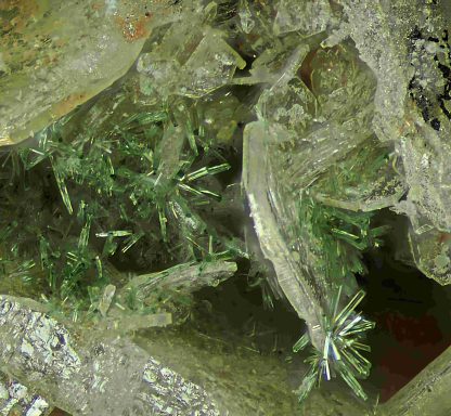 Olivenit xx Schmiedestollenhalde bei Wittichen im Schwarzwald